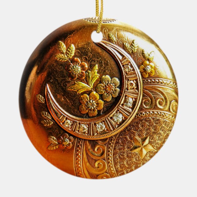 Ornement de montre de poche d'or (Devant)