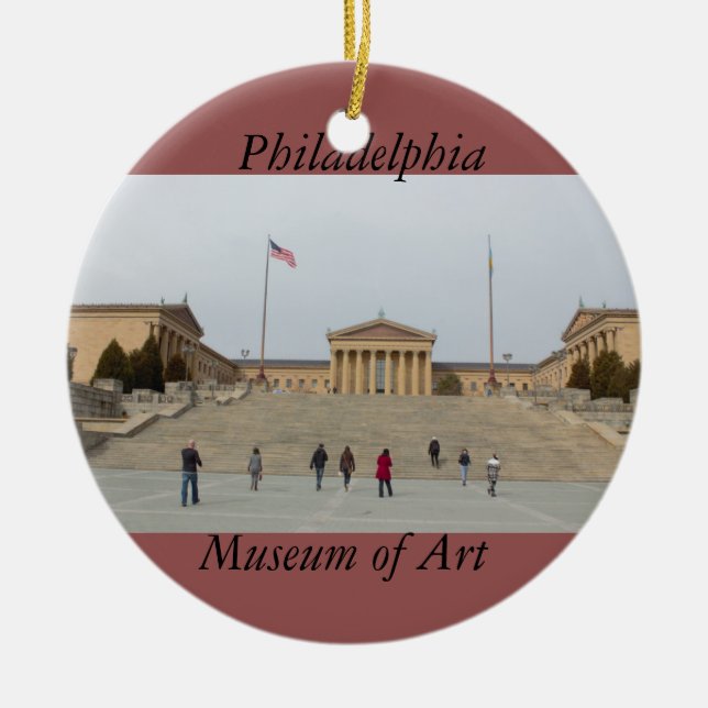 Ornement de Musée d'Art de Philadelphie (Devant)