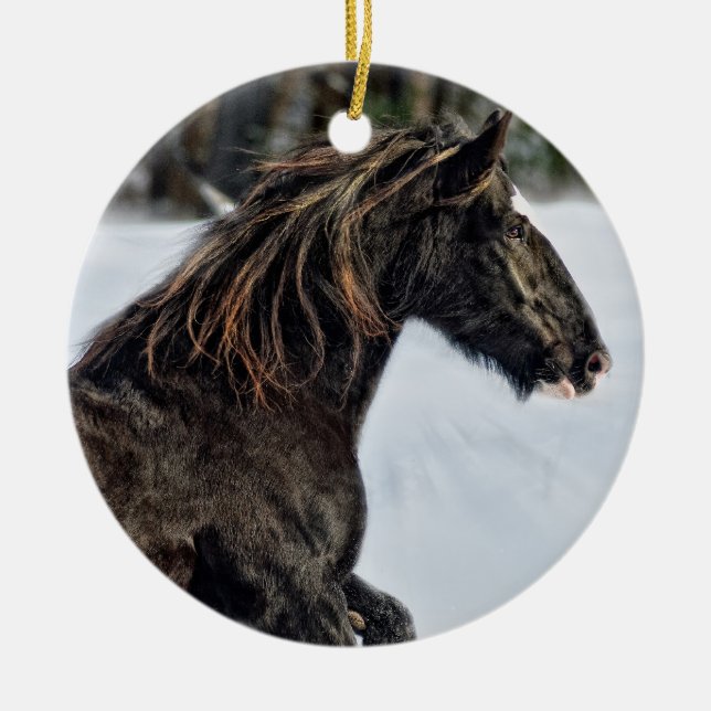 Ornement de neige de Brenda Lee (Devant)