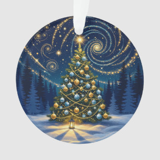Ornement de Noël 2025 – Arbre de nuit d'hiver 2