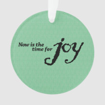 Ornement de Noël acrylique "Joy"