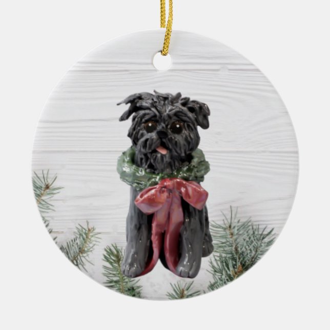 Ornement de Noël Affenpinscher (Devant)