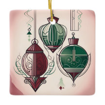 Ornement de Noël Art déco