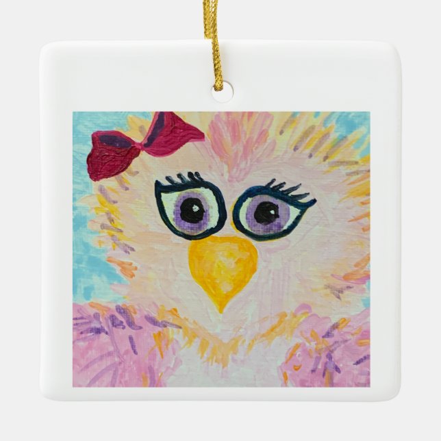 Ornement de Noël avec Tiny Taca minuscule (Devant)