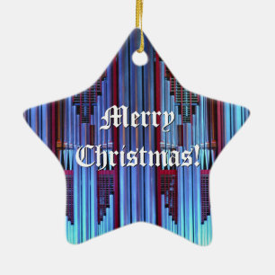 Ornement de Noël bleu