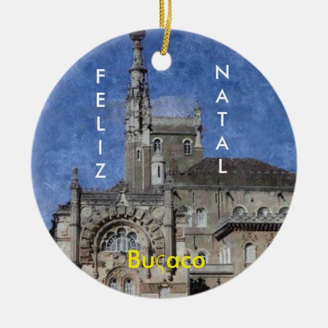 Ornement de Noël Buҁ aco Portugal (Devant)