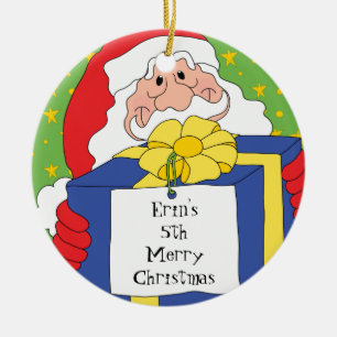 Ornement de Noël "Cadeaux du Père Noël"