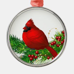 Ornement de Noël - Cardinal rouge