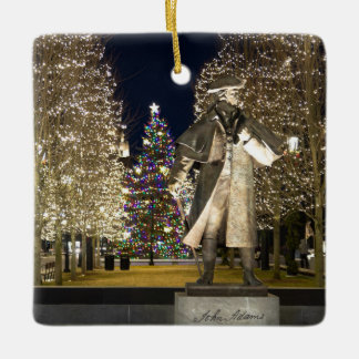 Ornement de Noël/Céramique. Centre Quincy