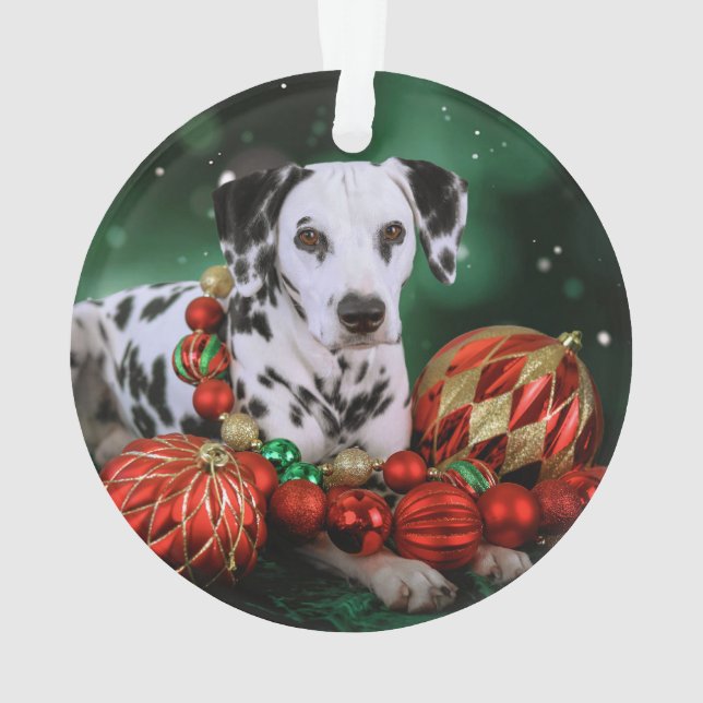 Ornement de Noël dalmate (dos)