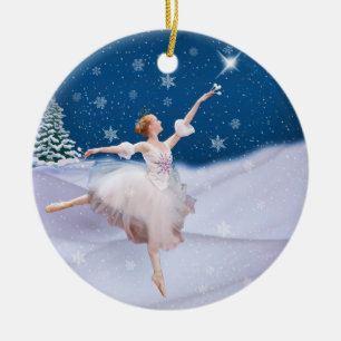Ornement de Noël de ballerine de la Reine de neig