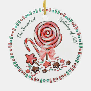 Ornement de Noël de chocolats de lucettes de sucre