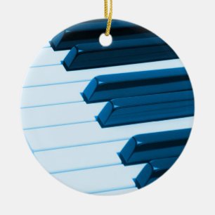 Ornement de Noël de clés de piano ou d'organe