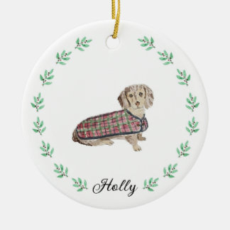 Ornement de Noël de Dachshund