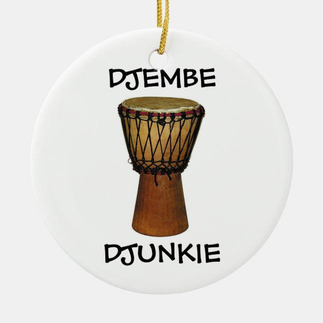 Ornement de Noël de DJEMBE #2 (Devant)