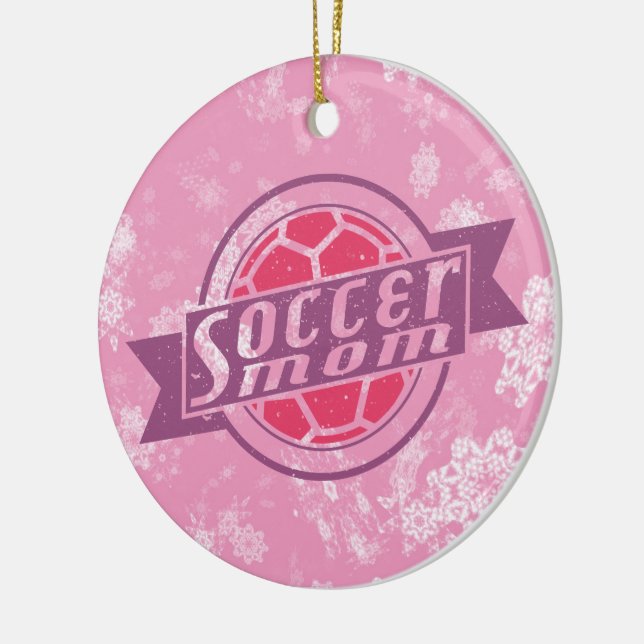 Ornement de Noël de football, Maman de football (Gauche)