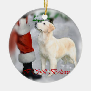 Ornement de Noël de Golden Retriever