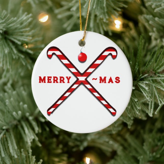 Ornement de Noël de hockey sur gazon (Arbre)