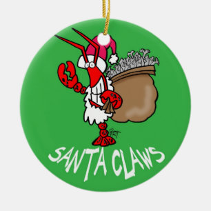 Ornement de Noël de homard de griffes de Père No
