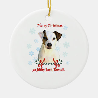 Ornement de Noël de Jack Russell