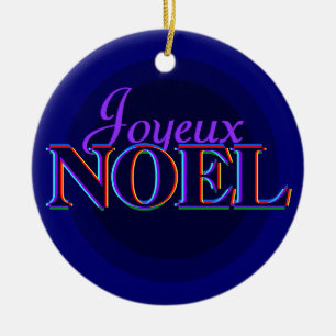 Ornement de Noël de Joyeux Noel