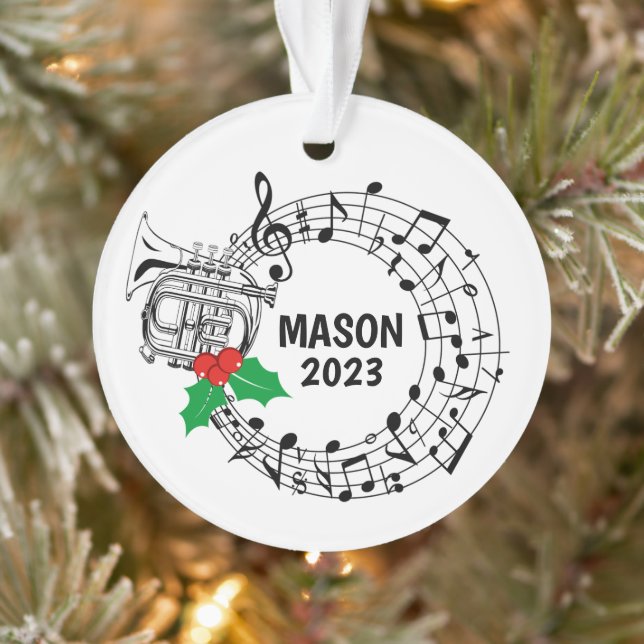 Ornement de Noël de la bande de Marching (Arbre)