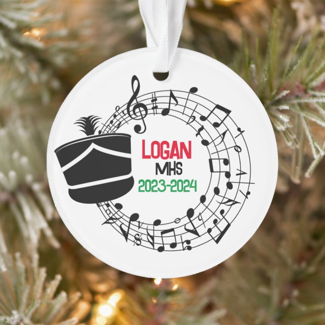 Ornement de Noël de la bande Marching (Arbre)