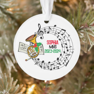 Ornement de Noël de la bande Marching