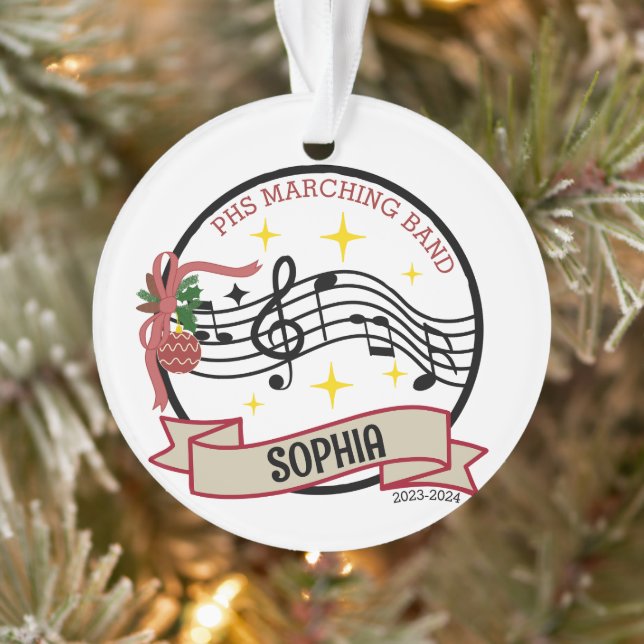 Ornement de Noël de la bande Marching (Arbre)