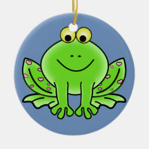 Ornement de Noël de la grenouille