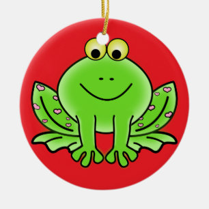 Ornement de Noël de la grenouille