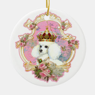 Ornement de Noël de la reine des canicules blanch