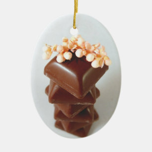 Ornement de Noël de la tour de chocolat