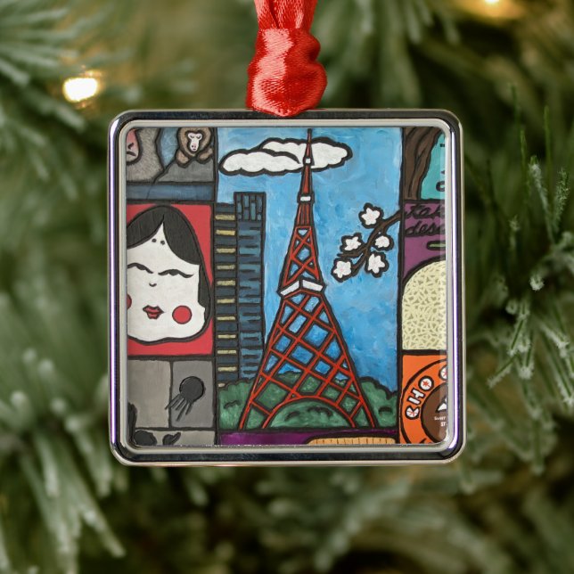 Ornement de Noël de la tour de Tokyo (Arbre)