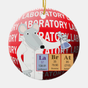 ORNEMENT DE NOËL DE LABORATOIRE DE MED TECH
