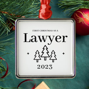 Ornement de Noël de l'avocat