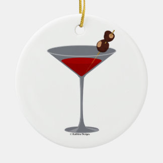 Ornement de Noël de Martini de maronnier américain