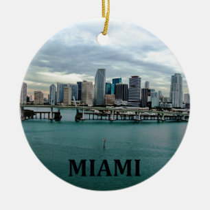 Ornement de Noël de Miami la Floride