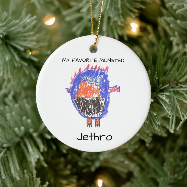 Ornement de Noël de Monstre personnalisé (Arbre)