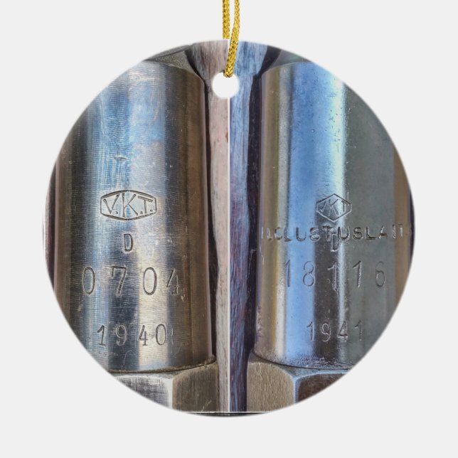 Ornement de Noël de Mosin Nagant VKT (Devant)