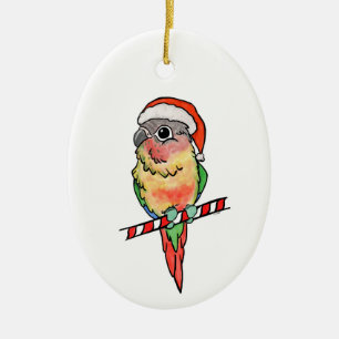 Ornement de Noël de Père Noël Conure