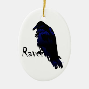 Ornement de Noël de Raven