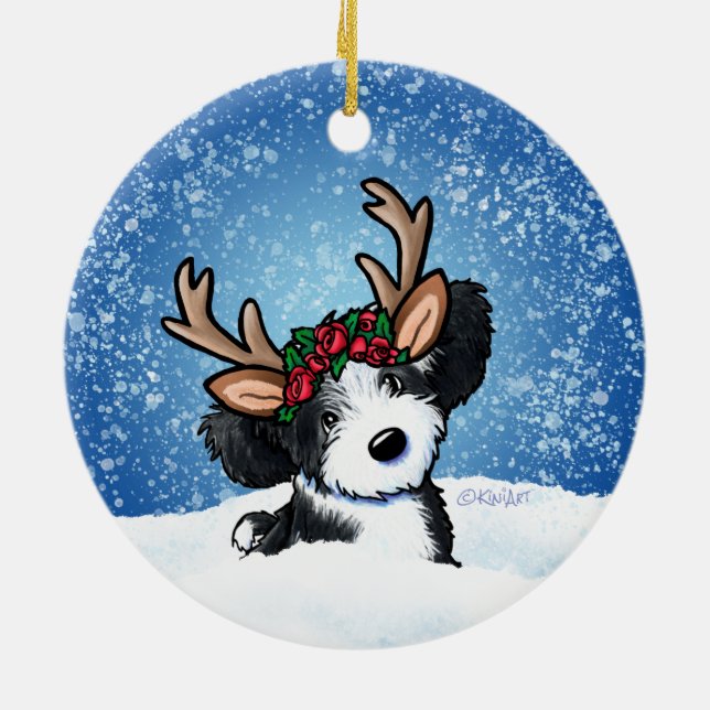 Ornement de Noël de Reindeer Havanais (Dos)