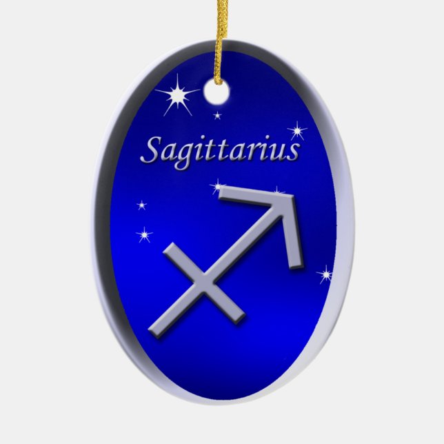 Ornement de Noël de Sagittaire (Devant)