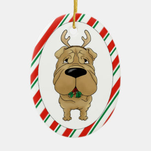 Ornement de Noël de Shar-Pei