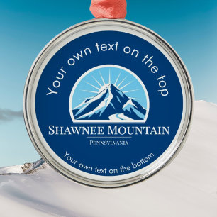 Ornement de Noël de Shawnee Mountain Pennsylvanie