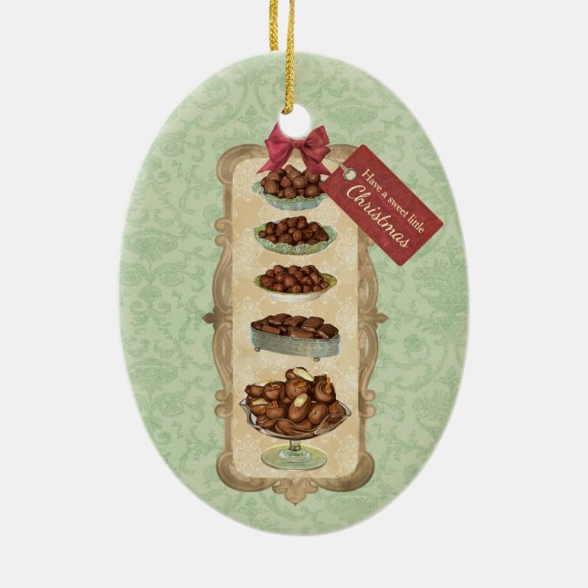 Ornement de Noël de sucrerie de bonbons de (Dos)