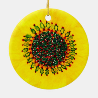 Ornement de Noël de tournesol de vacances