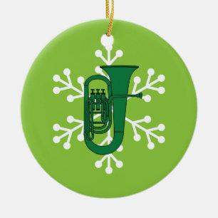 Ornement de Noël de tuba