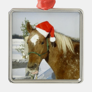 Ornement de Noël de vacances de cheval